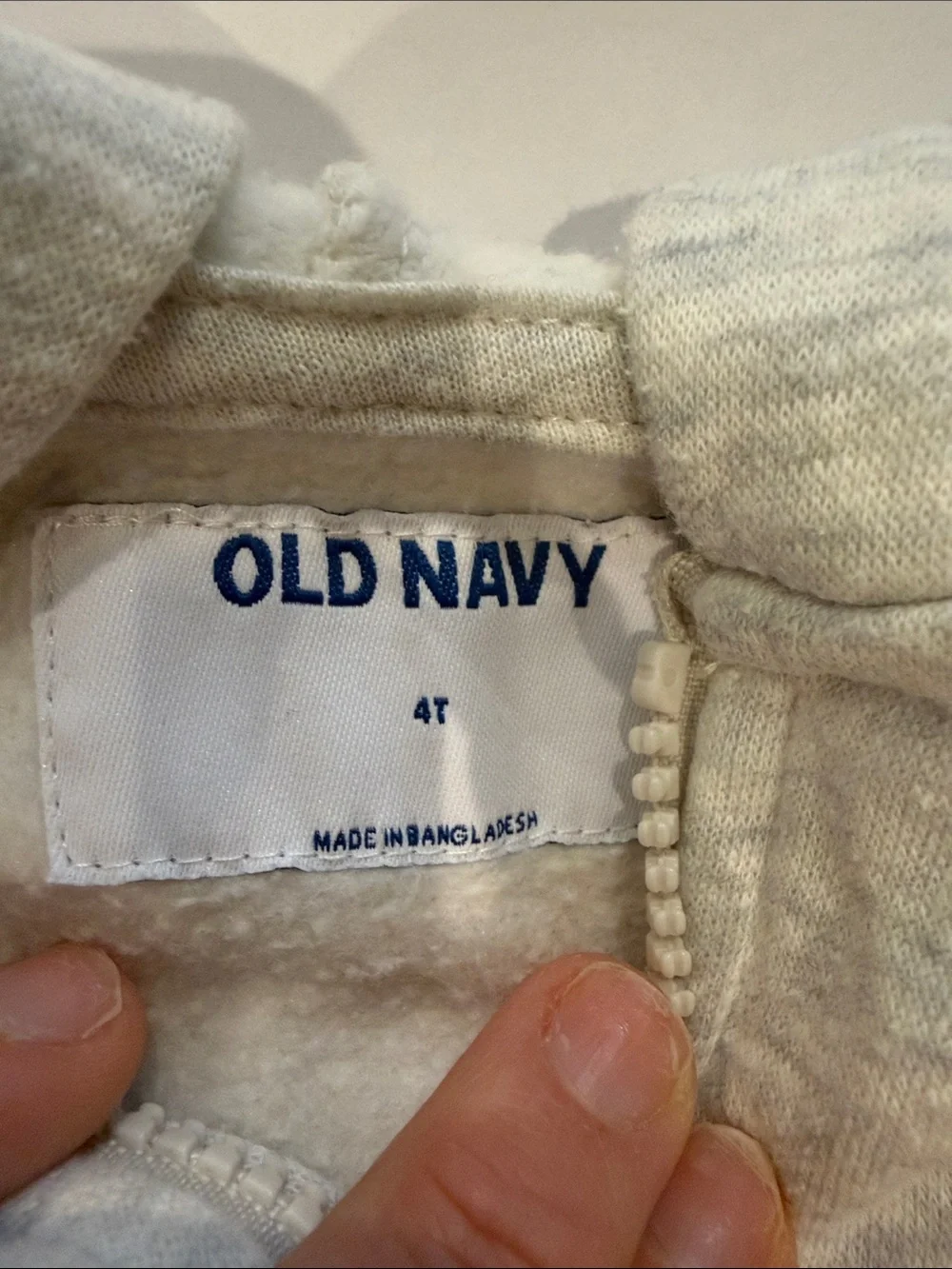 Old Navy Light Gray Cherry Zip Jogger Set
